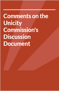 Comments on the Unicity Commission's Discussion Document image