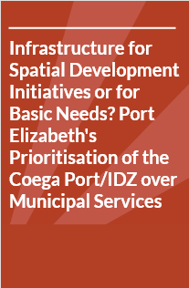 Infrastructure for Spatial Development Initiatives or for Basic Needs? image